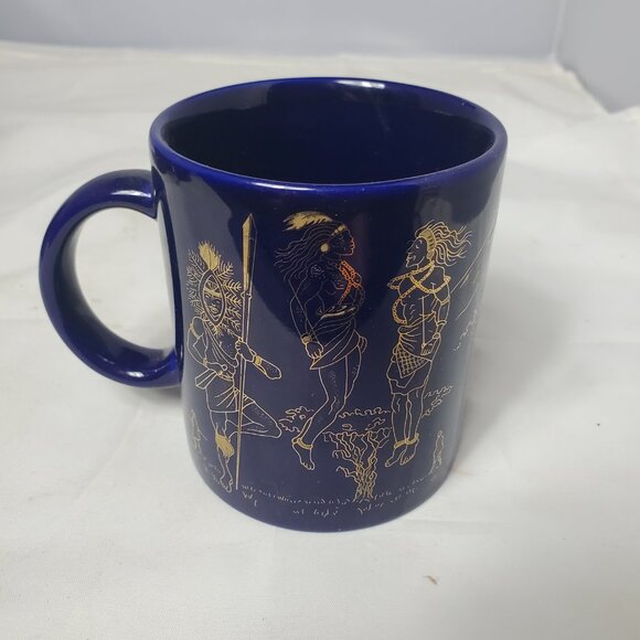 4 Kenyan Big 5 (Elephant, Rhino, Lion, Buffalo and Leopard) Coffee Cups - Picture 3 of 12